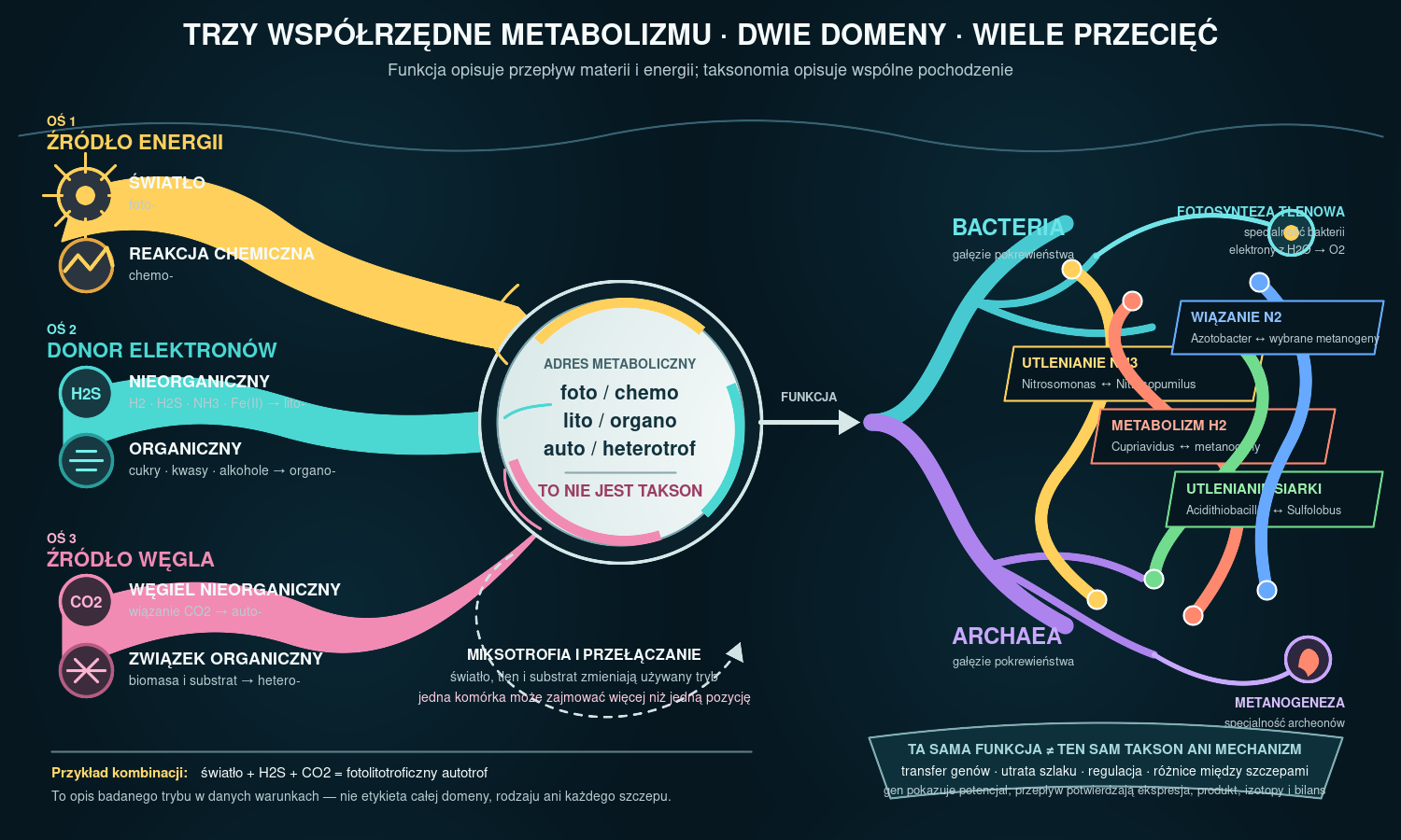 Bakterie i archeony według funkcji