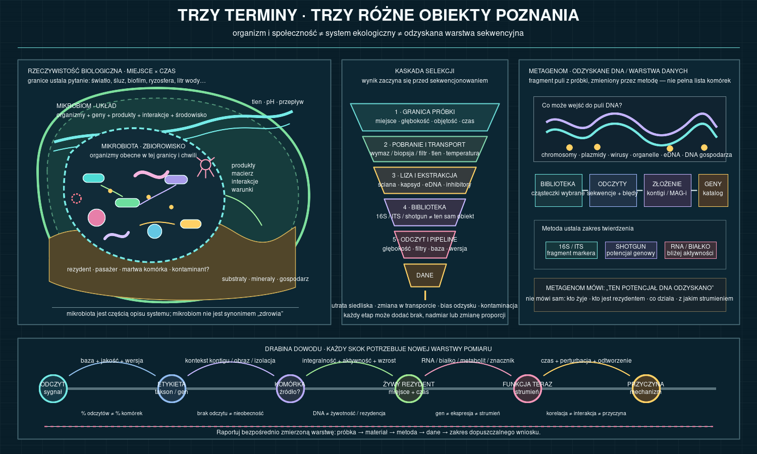 Mikrobiota, mikrobiom i metagenom — terminy niezamienne